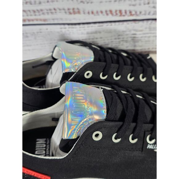 Palladium Revolt LO TX Black White Womens Platform Shoes womens size 6.5 NIB - Picture 5 of 6